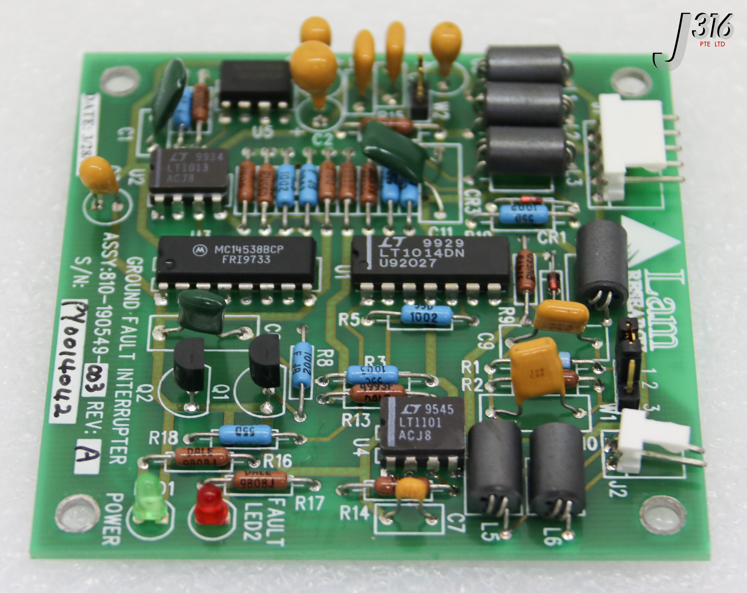 専用ページ③ 34945 LAM RESEARCH PCB, GROUND FAULT INTERRUPTER 810-190549-003 | eBay